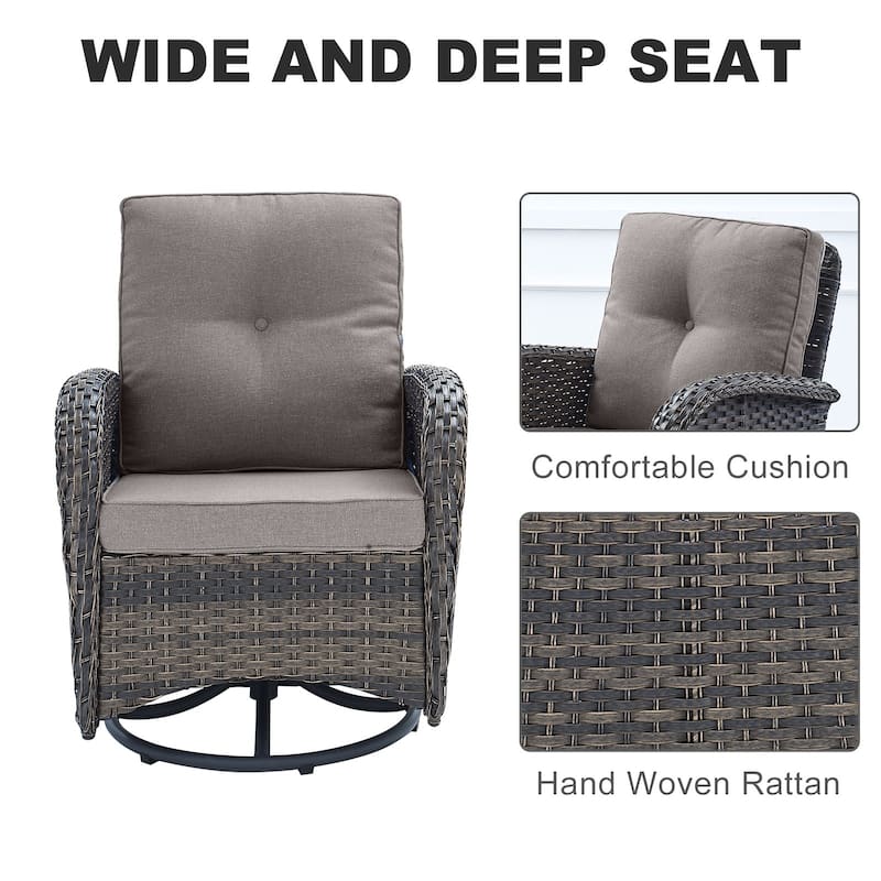 Outdoor Swivel Rocking Chairs High Back