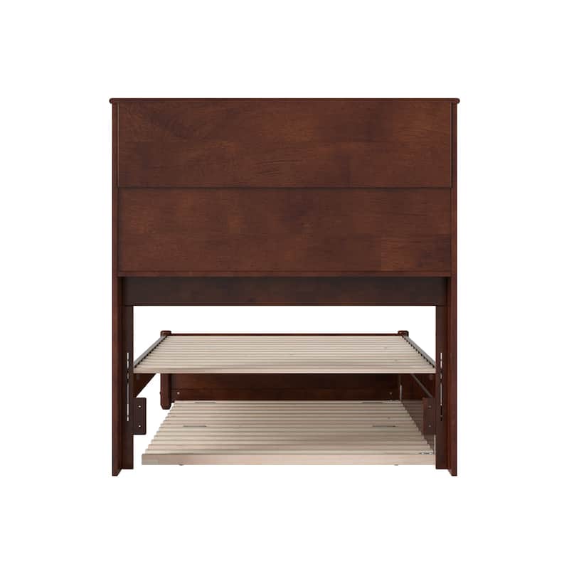 Hadley Platform Bed with Panel Footboard and Twin XL Trundle