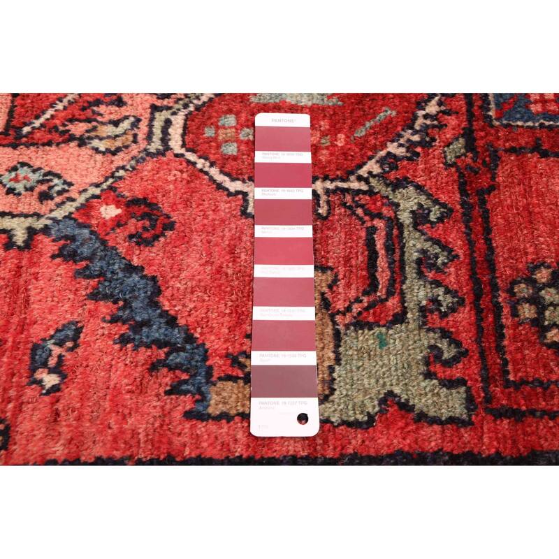 ECARPETGALLERY Hand-knotted Anadol Red Wool Rug - 3'8 x 9'9