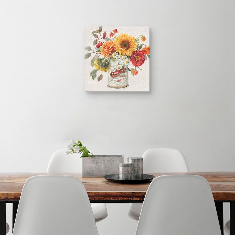 Autumn in Bloom III by Lisa Audit Canvas Art Print