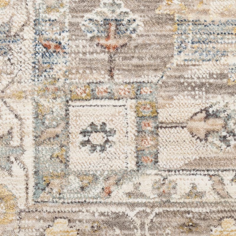 Nourison Antique Fusion Indoor only Grey Persian Area Rug