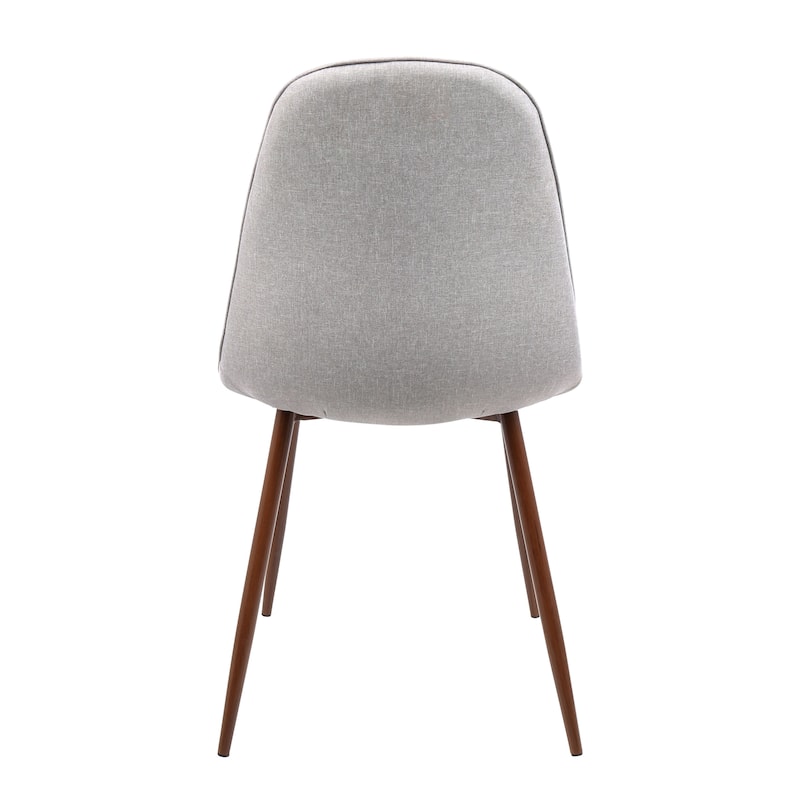 Pebble Mid-Century Modern Upholstered Accent / Dining Chair (Set of 2)