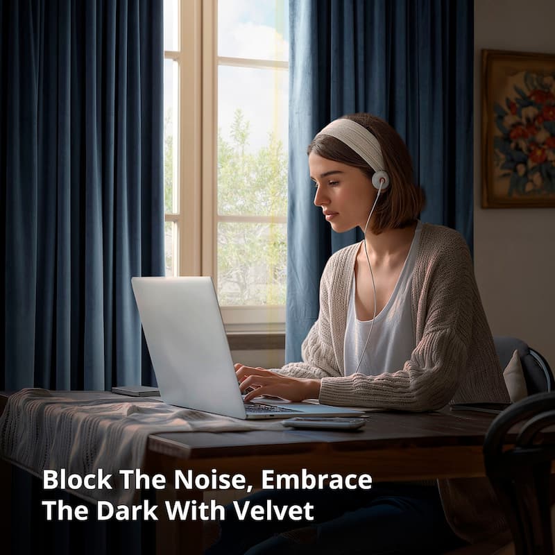 Exclusive Fabrics Signature Pleated Blackout Velvet Curtain (1 Panel)