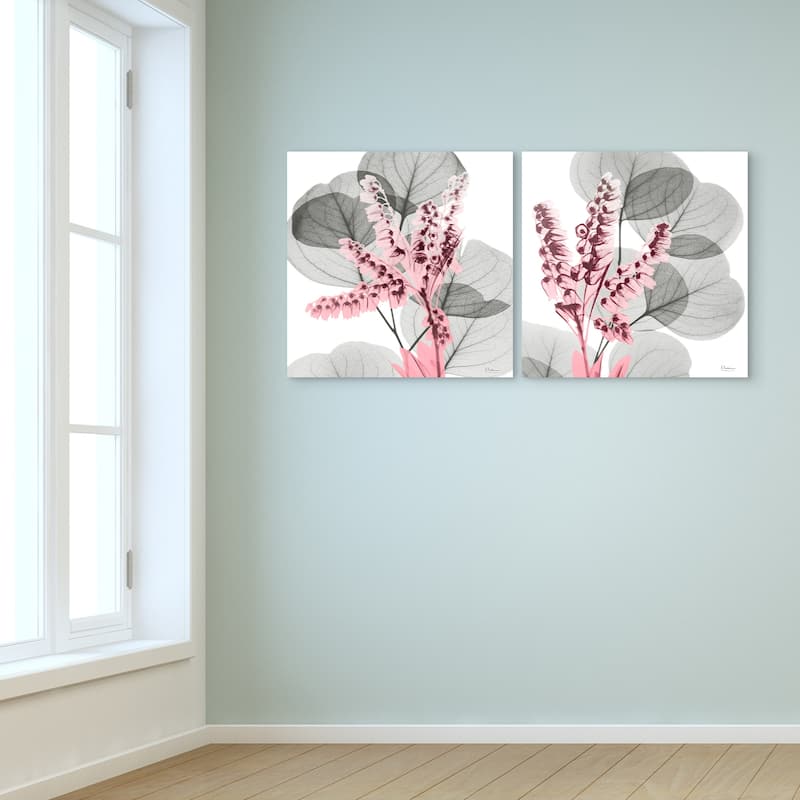 "Eucalyptus Bush 1&2" Frameless Free Floating Tempered Glass Panel Graphic Wall Art