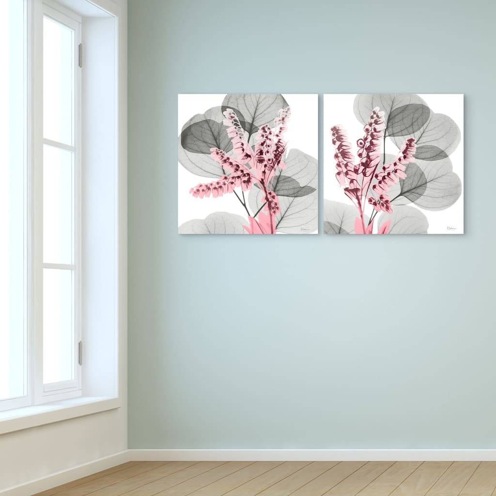 "Eucalyptus Bush 1&2" Frameless Free Floating Tempered Glass Panel Graphic Wall Art