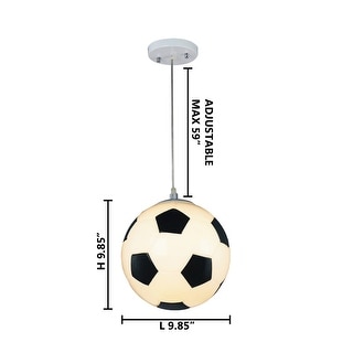 Eclectic 1 Light Soccer Ball Kids Light