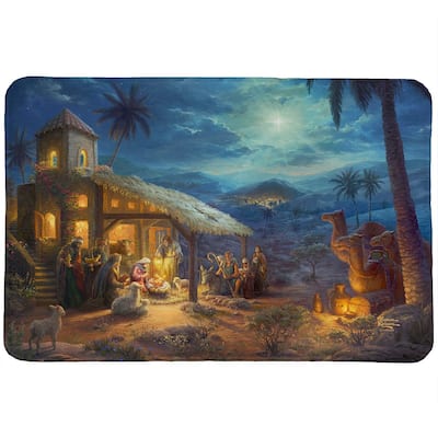 Thomas Kinkade The Nativity Memory Foam Rug by Laural Home