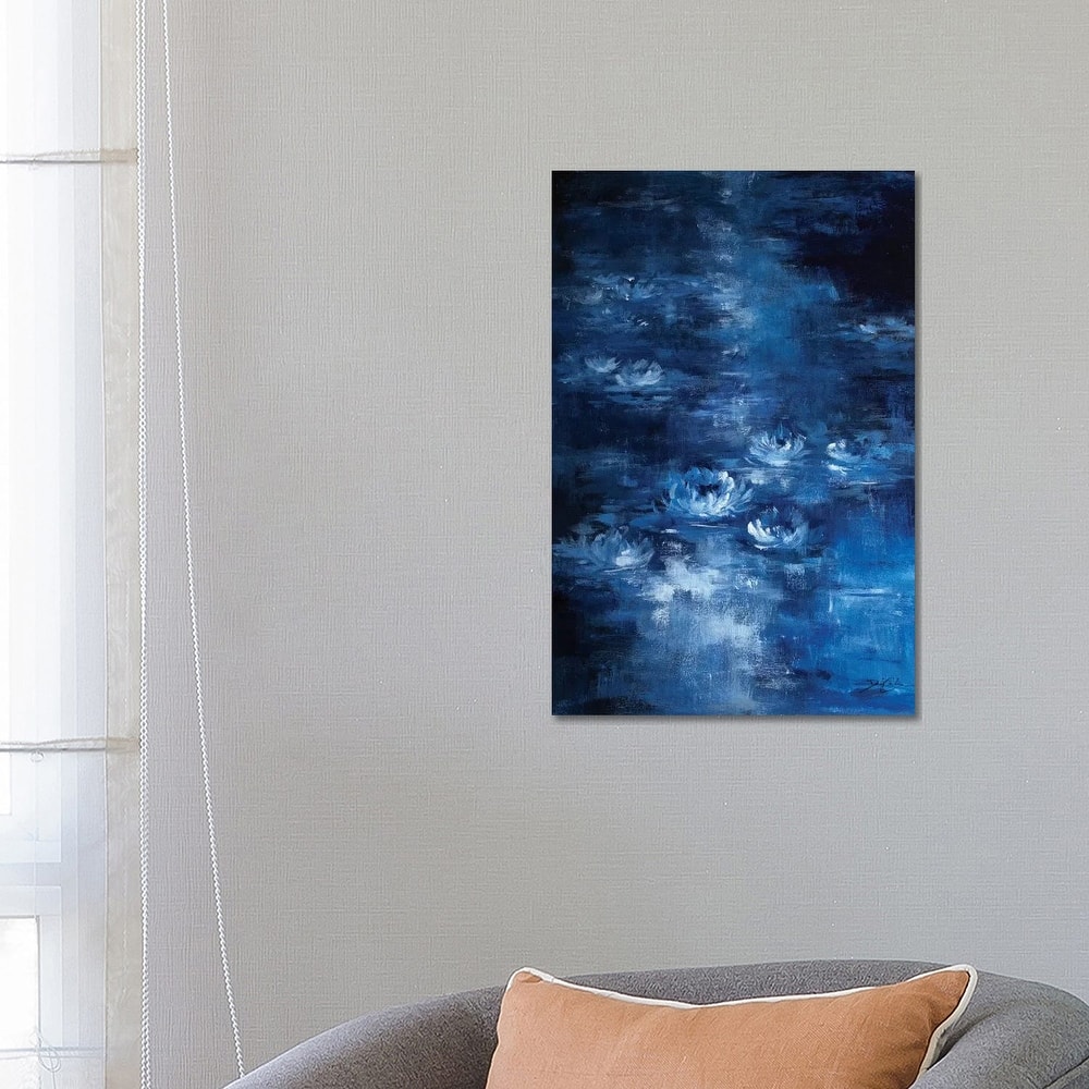 iCanvas "Moonlight Lilies" by Debi Coules Canvas Print