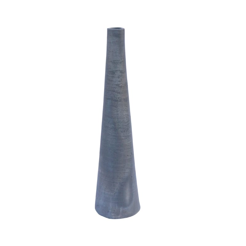 Textured Terracotta Accent Vase - 21"