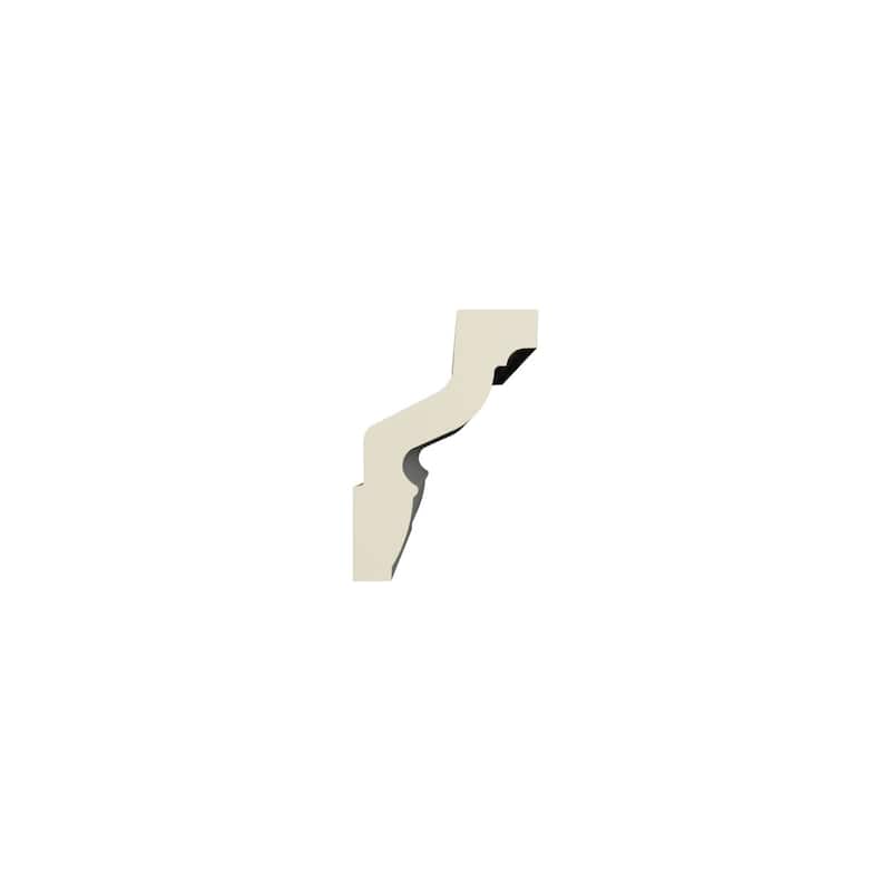 1 3/4"H x 1 1/8"P x 2"F x 96"L Sage Crown Moulding - 1-Pack