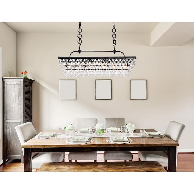 Nasir 40 inch Rectangle Pendant