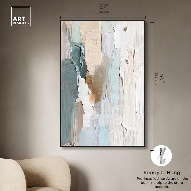 Impasto Intervals I Canvas by Art Remedy