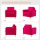 preview thumbnail 21 of 43, Ganymedes Modern Velvet Accent Arm Chair with Golden Legs by HULALA HOME