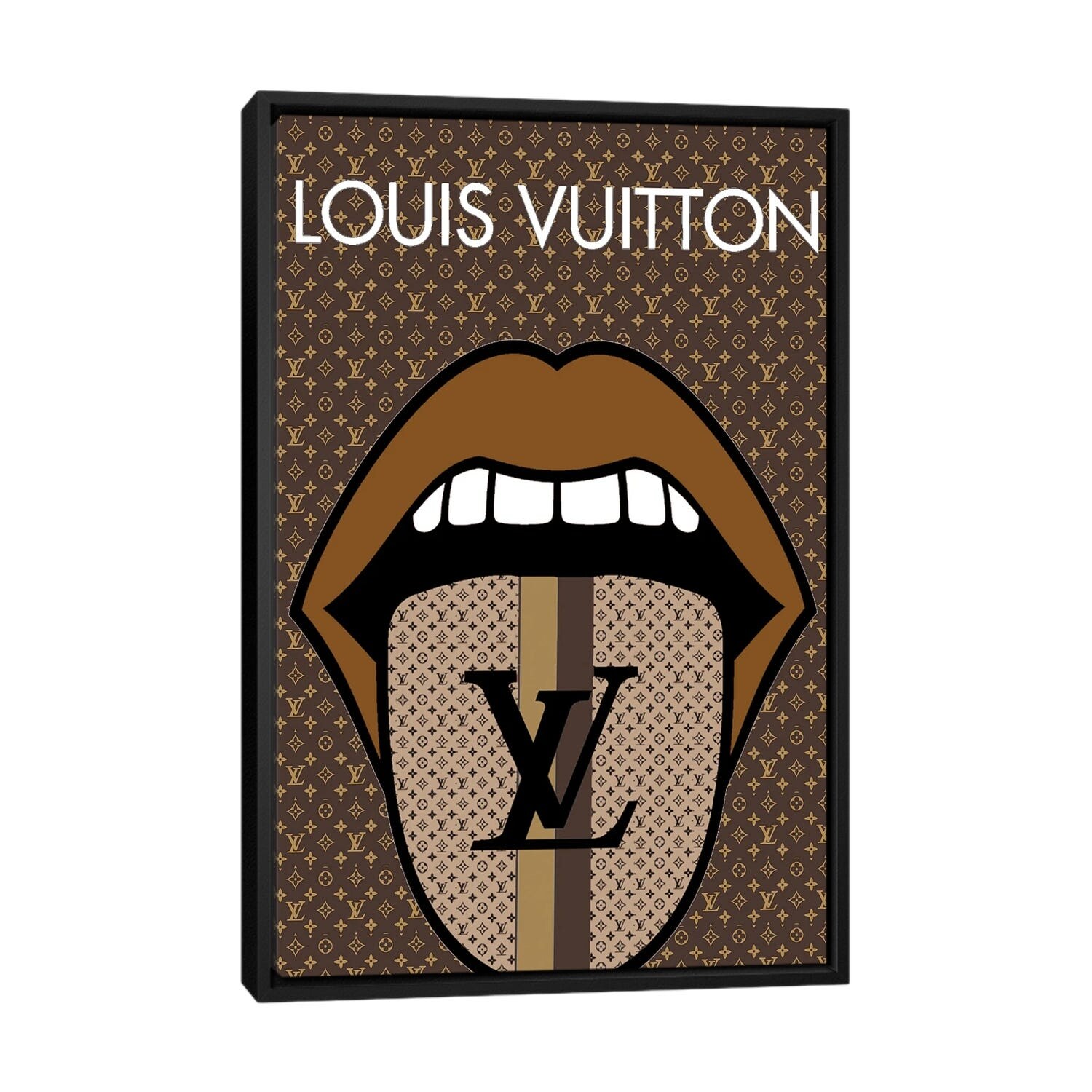 Louis Vuitton Logo Pop Art Art Print by Julie Schreiber