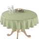 preview thumbnail 13 of 22, Solid Scroll Scalloped Edge Tablecloth