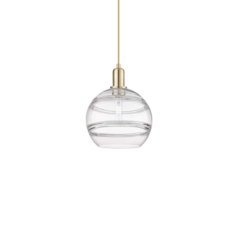 Innovations Lighting 716-1P-13-10 Rochester Pendant Rochester 10" Wide - Champagne Bronze / Clear