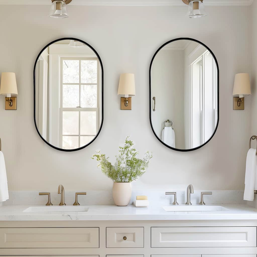Set of 2 Recessed Medicine Cabinet