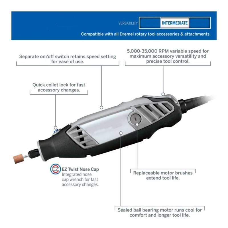 Variable Speed Rotary Tool Kit