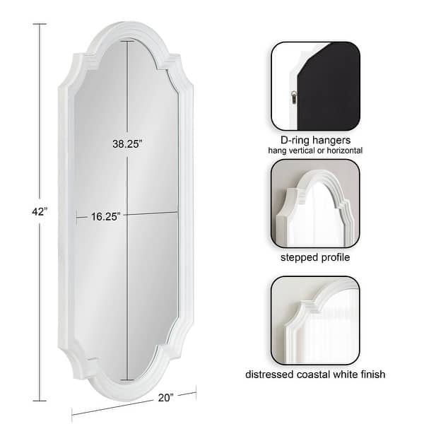 dimension image slide 0 of 2, Kate and Laurel Fairbourne Framed Wall Mirror