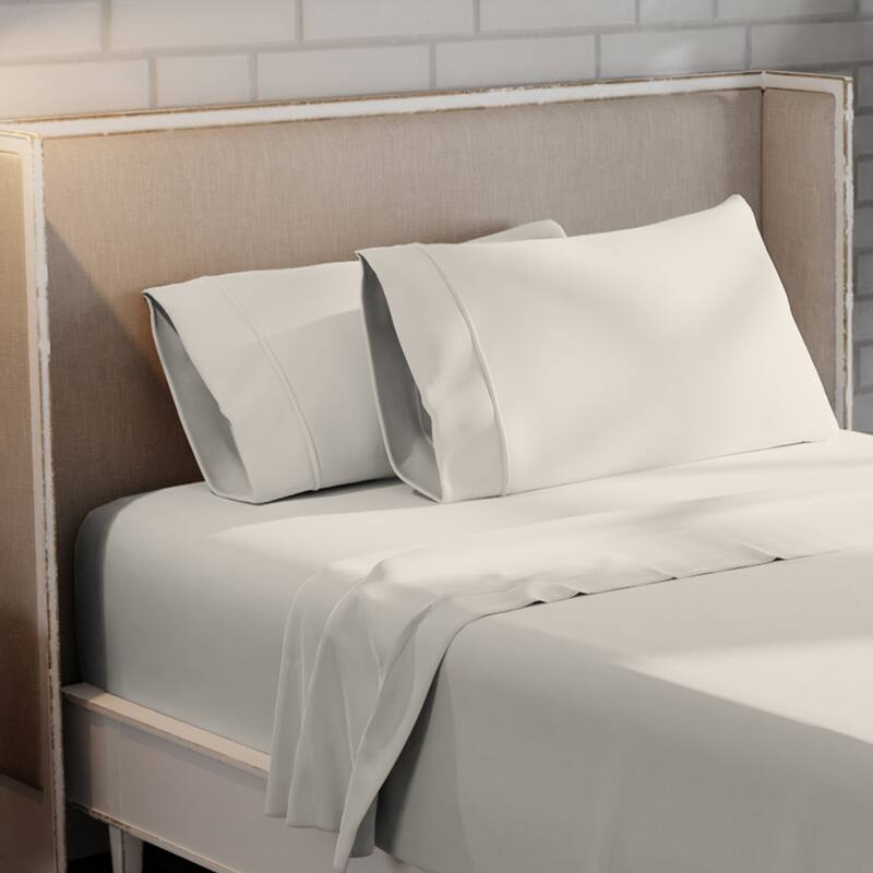 Purity Home 300TC Organic 100% Cotton Cool & Crisp Pillowcase Set