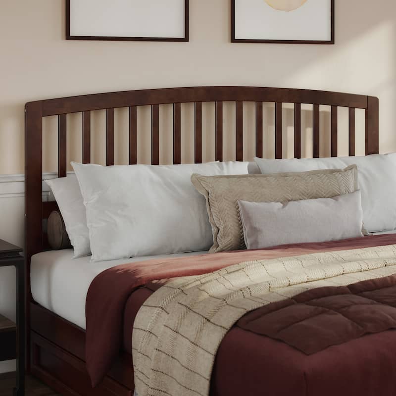 Lucia Platform Bed with Panel Footboard and Twin XL Trundle