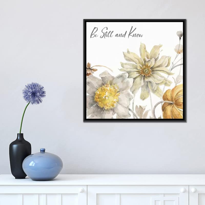 iCanvas "Fields of Gold III Know" by Lisa Audit Framed Canvas Print
