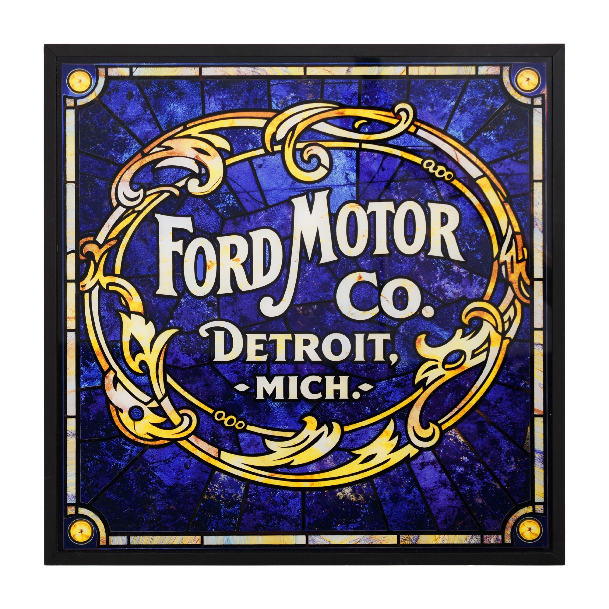 Ford-Motor-Co.-Framed-Stained-