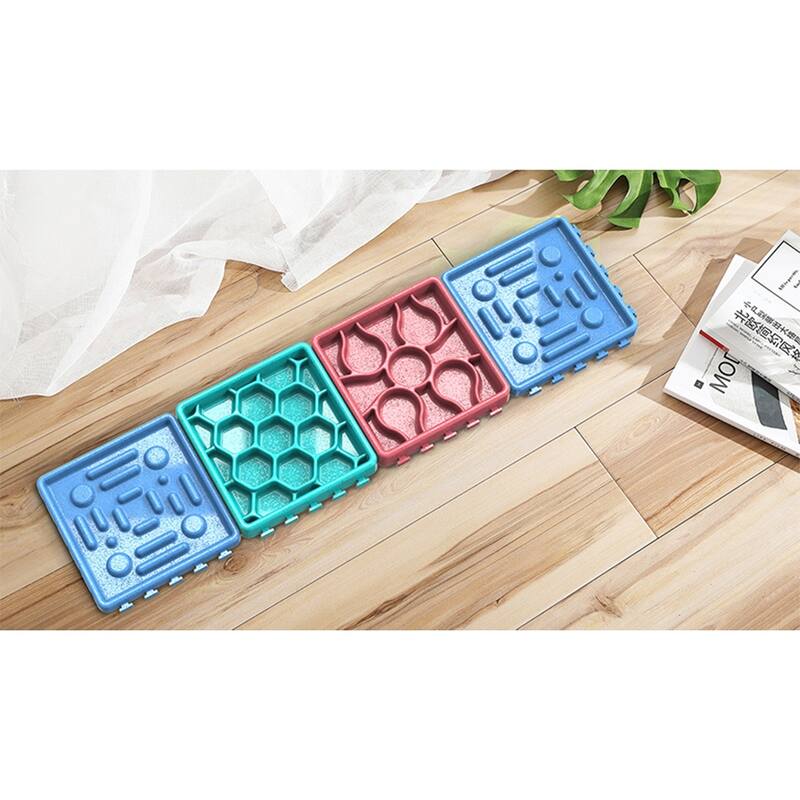 Pet Slow Treat Dispensing Mat Set ( 4-Plate)
