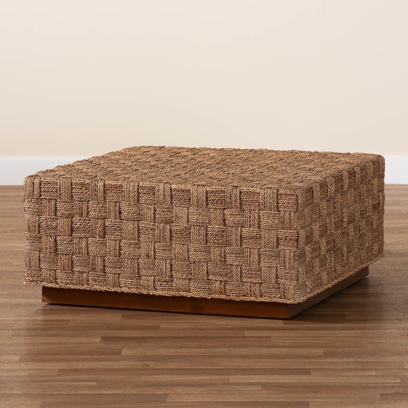 Karina Bohemian Natural Seagrass Coffee Table