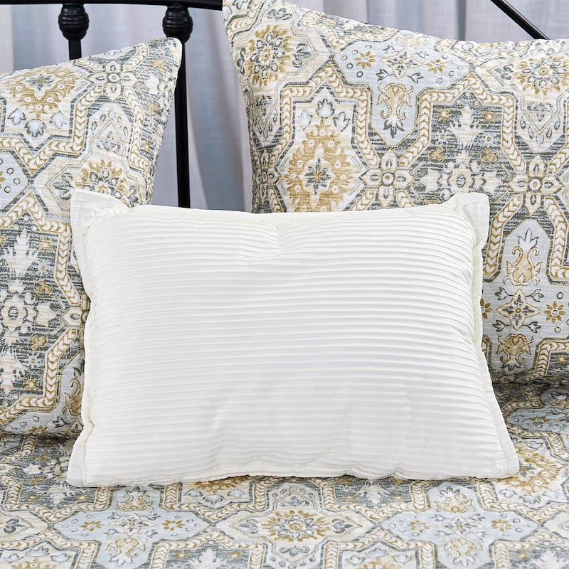 Serenta 6 Piece Cotton Blend Daybed Bedspread Coverlet Set - 75" x 39"