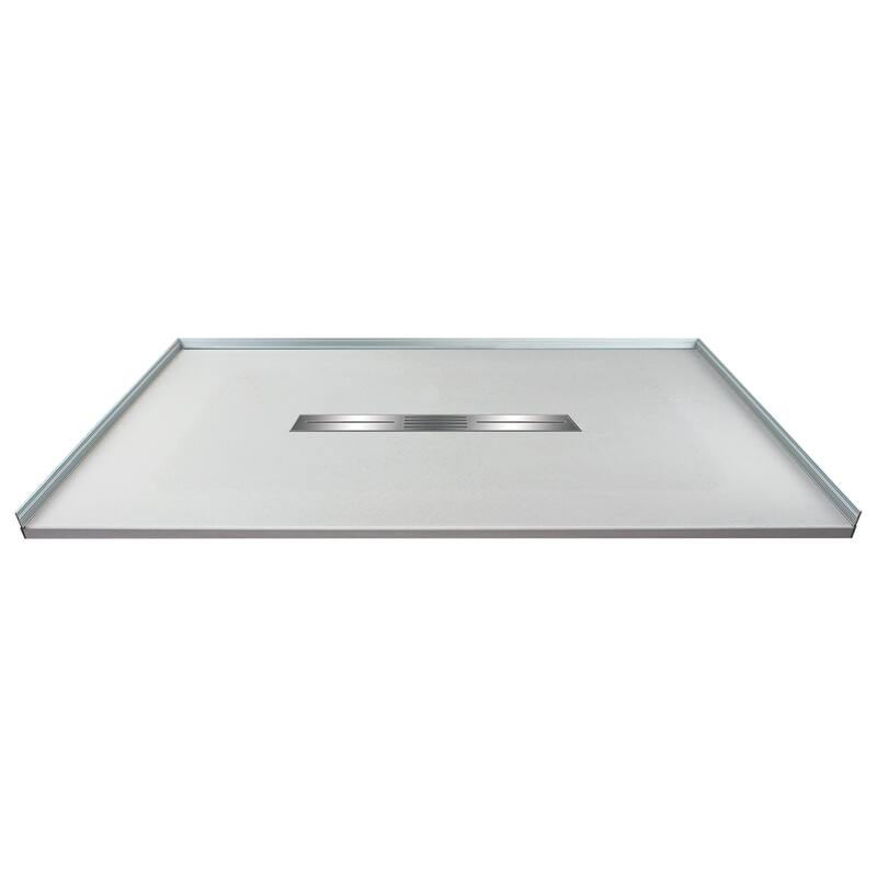 Transolid TRS_FZS4836C Trimslate 48" x 35-1/2" Rectangular Shower Base - Grey