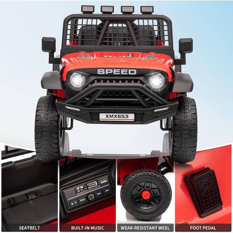 Electric Vehicles 12V Ride on Car for 3+ Kids Best Gift