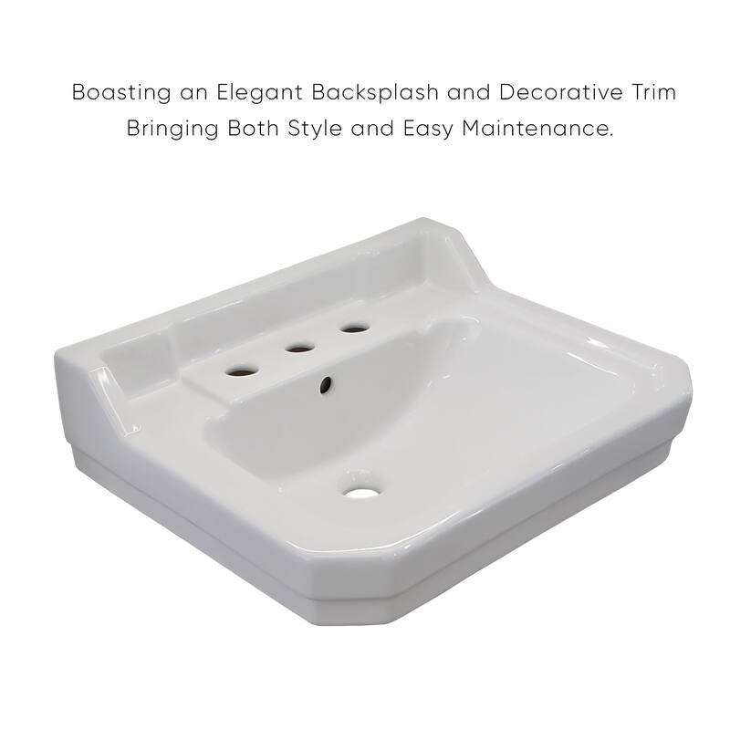 Whitehaus Collection Isabella Pedestal sink