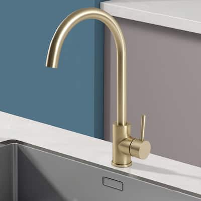 Topcraft Single Handle Stainless Steel Kitchen Faucet