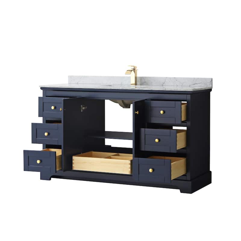 Wyndham Collection Avery 60" Free Standing Single Basin Vanity Set