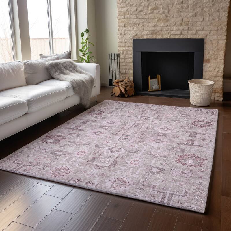 Premium Washable Super Soft Traditional Global Mayfield Rug