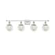 Option Clear / White and Polished Chrome Finish