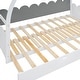 preview thumbnail 7 of 7, Wood Twin Size Frame Children's Bed Platform Bed with Stretchable Vaulted Roof