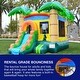 preview thumbnail 3 of 4, HeroKiddo Tropical Breeze Commercial Grade Inflatable Bounce House & Water Slide Combo for Kids - No Blower Included, Outdoor