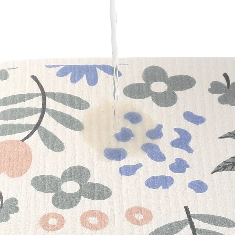 Reusable Cleaning Cloths, 5 Pack Swedish Kitchen Dish Towels Super Absorbent Quick Drying Cloths - 7" x 8"