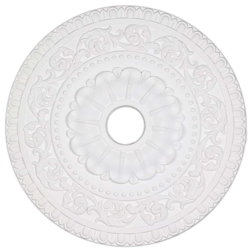 23.6-inch Beaded Egg/ Dart Ceiling Medallion