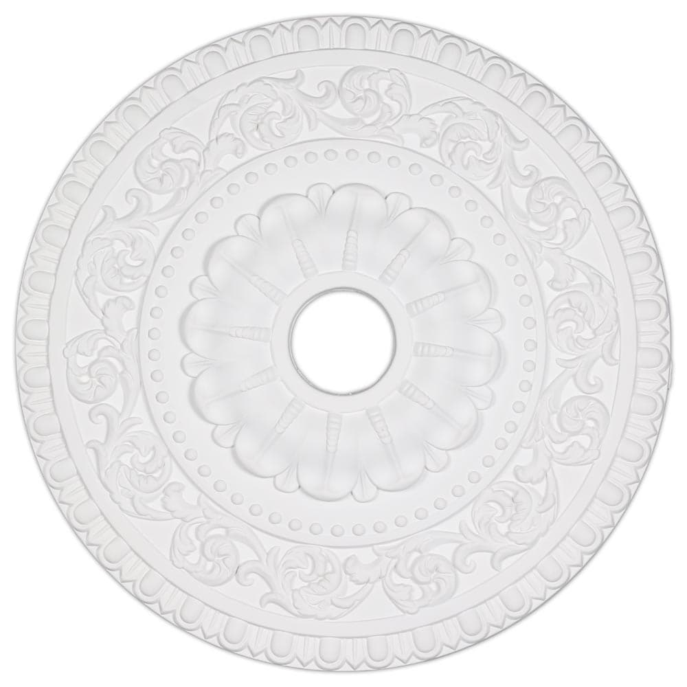 23.6-inch Beaded Egg/ Dart Ceiling Medallion