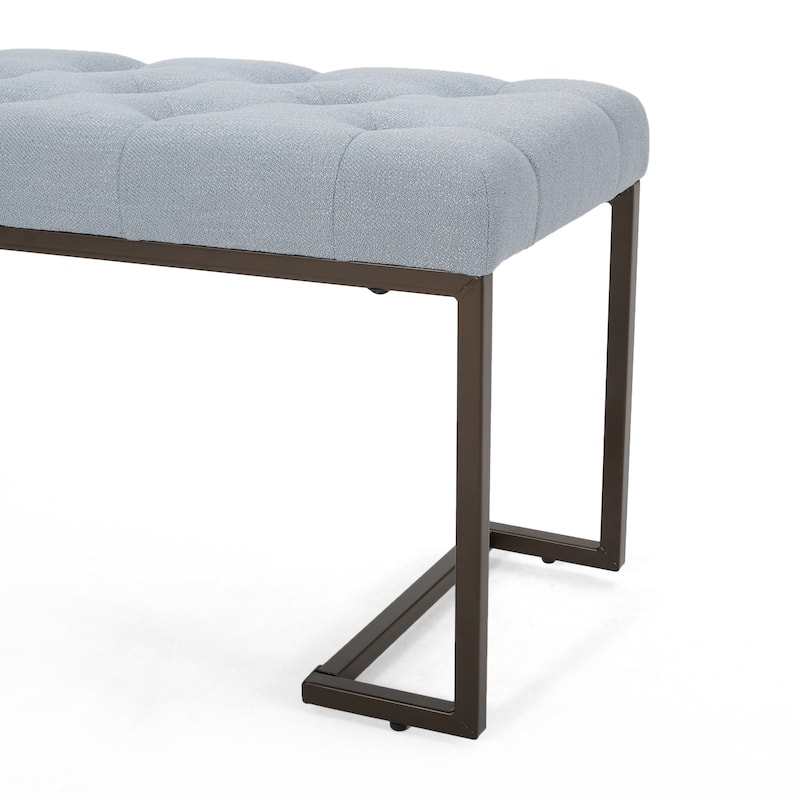 Galileo Modern Fabric Bench by Christopher Knight Home
