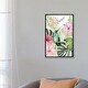 preview thumbnail 3 of 13, iCanvas "Hibiscus & Hummingbird II" by Jennifer Paxton Parker Framed