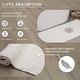 preview thumbnail 106 of 189, Home Weavers Waterford Collection Cotton Toilet Lid Rug | Elastic Fit | Fit Most Standard Toilet Lid | 18"x18"