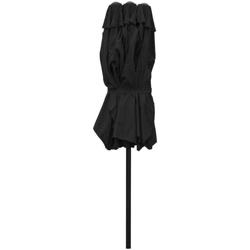 15' Outdoor Patio Market Umbrella with Hand Crank