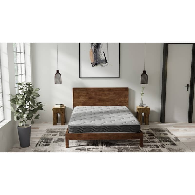 Omne Sleep Hybrid 8 Inch Firm Mattress with Pocketed Coils - Full