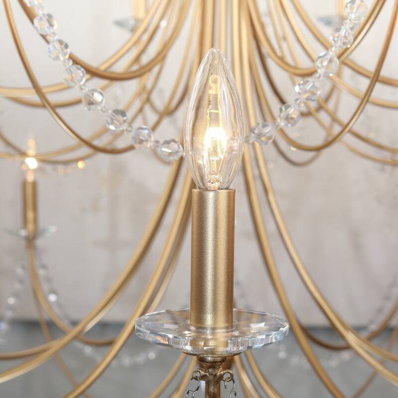 Varaluz Brentwood 10- Light 2-Tier Chandelier