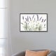preview thumbnail 3 of 13, iCanvas "Floursack Lavender V on Linen" by Danhui Nai Framed