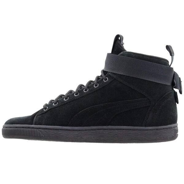 Shop Puma Mens Suede Classic Mid Buckle Suede Hight Top Lace Up